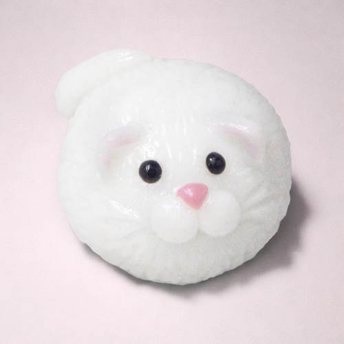 Click to view detail for HG-240 Fat Cats - White 1.5x1.25x1 $56